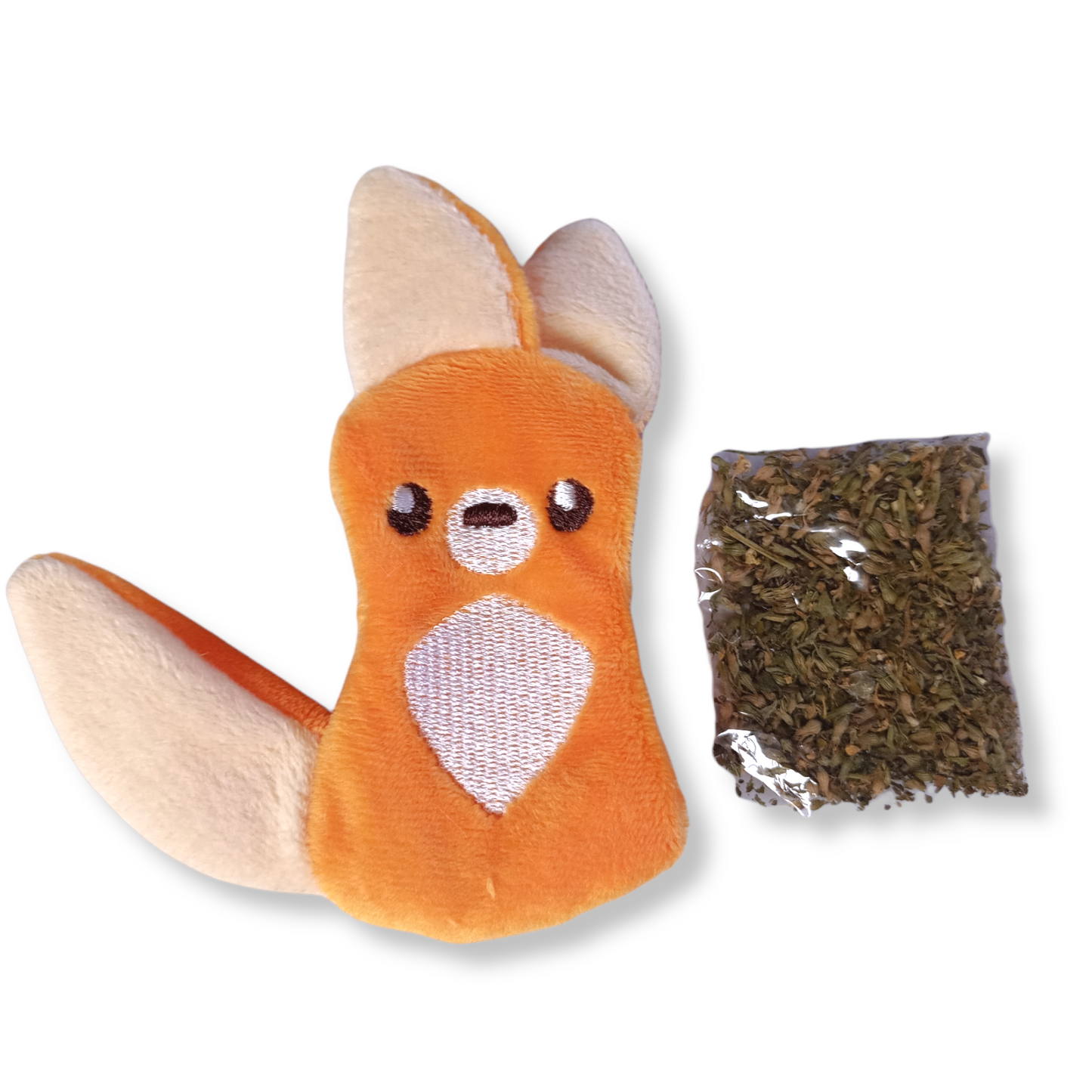 Juguete rellenable de Catnip Zorrito